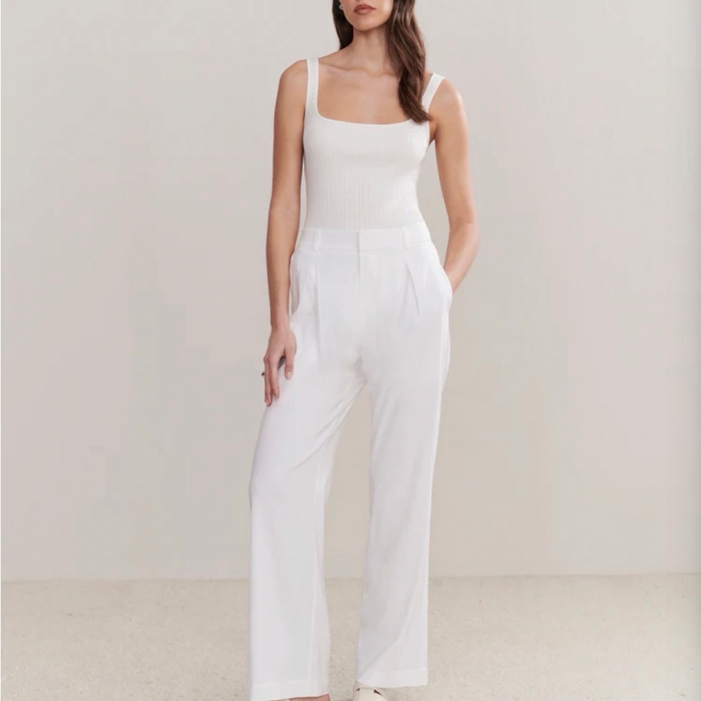Jenni Kayne Riley Linen Trouser - Picture 3 of 4